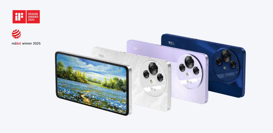 TCL conquista il 2025: successo internazionale nel design